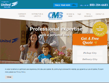 Tablet Screenshot of moovers.com